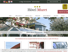 Tablet Screenshot of hotel-muret.com